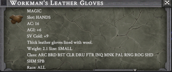 WORKMAN'S LEATHER GLOVES item card